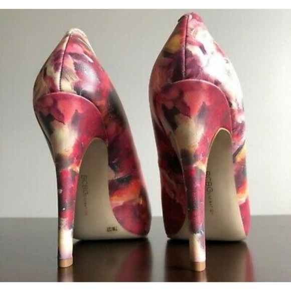 Bcbgeneration Washed Floral Parade Platform Pump - Picture 14 of 14